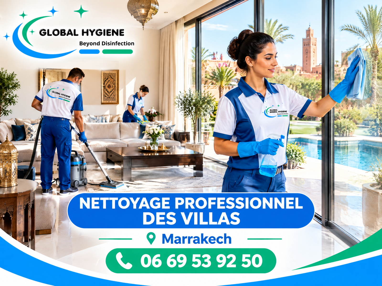 Nettoyage de villa et riad à Marrakech