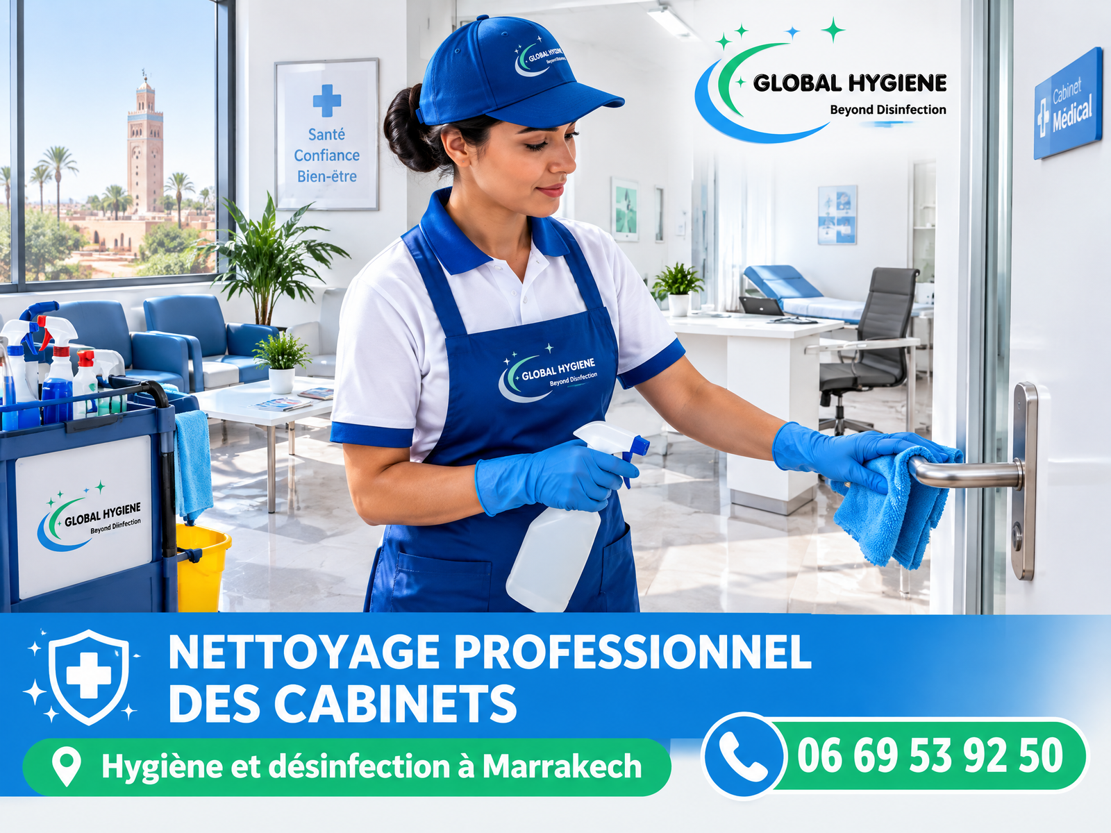 Nettoyage cabinet médical et clinique Marrakech