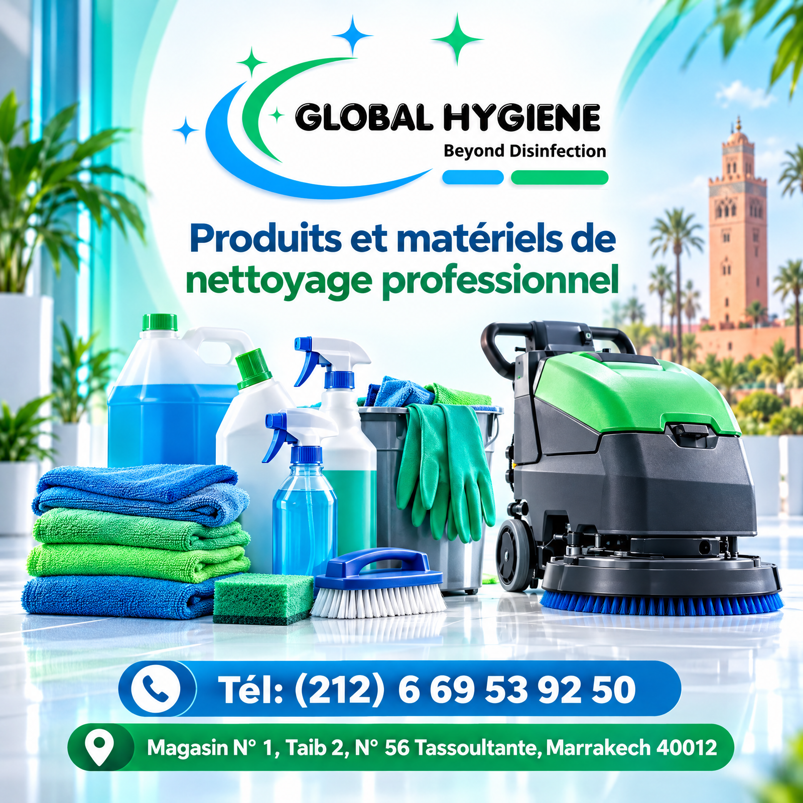 Nettoyage professionnel de villa à Marrakech